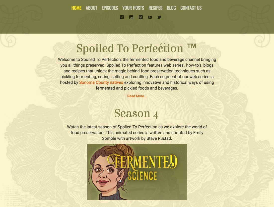 Spoiled To Perfection Website